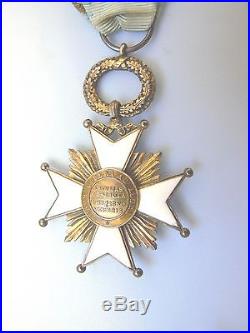 LATVIA REPUBLIC, ORDER OF THE THREE STARS 4TH CLASS, OFFICERS CROSS, 1920s