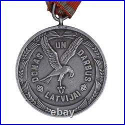 Latvia Atzinibas Krusts Silver Medal 1938 875 S Bergs