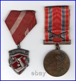 Latvia Liberation war 2 medals AH1095