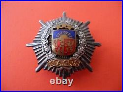 Latvia Military Badge Medal, Latvian Army Staff Unit Rare