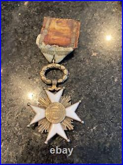Latvian Order of the 3 stars (1924-1940) Latvia Medal Enamel Hallmarked