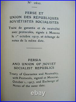 League of Nations Treaty Series UN Rare Between WW1 WW2 Diplomat War Politics