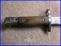 Lee Enfield False Edge SMLE Bayonet! 1907 Pattern made by Sanderson