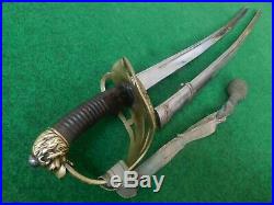 Lionhead Kingdom Of Yugoslavia Officer Sword M1920 With Knot