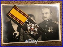 Lithuania 1918-38 GEDIMINAS 2 pcs orders + 2 officers photo's SUPER RARE Litauen