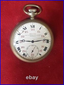 Longines pocket military officer's official watch of the Kingdom of Yugoslavia f