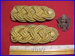 Lot Of Items From 1920 West Point Graduate Estate Chevrons Buttons Boards