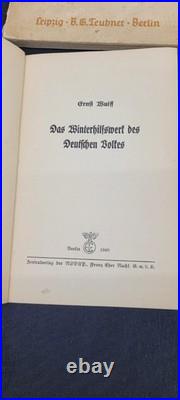 Lot of 1930's Nazi Germany Books, Hermann Goring Hindenburg Daten NSDAP