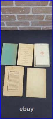 Lot of 1930's Nazi Germany Books, Hermann Goring Hindenburg Daten NSDAP
