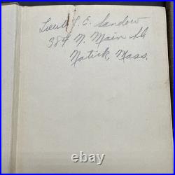 Lot of 2 NAMED Pilot's Book Log Air Service U. S. Army USAAS INTERWAR 1930s