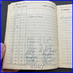 Lot of 2 NAMED Pilot's Book Log Air Service U. S. Army USAAS INTERWAR 1930s