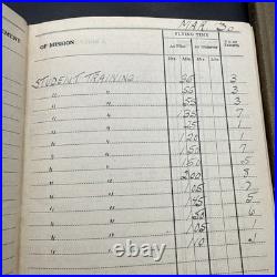 Lot of 2 NAMED Pilot's Book Log Air Service U. S. Army USAAS INTERWAR 1930s