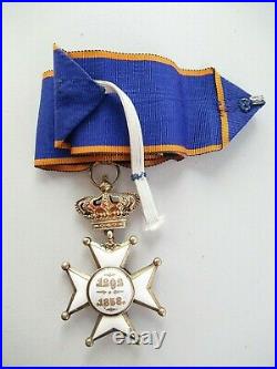 Luxembourg Order Of Merit G. O. Set. Cased. Some Enamel Chips. Very Rare