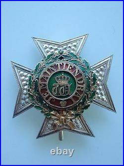 Luxemburg Order Of The Oaken Crown. Grand Officer Set. Silver. Rare