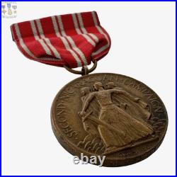M. N? 1914 U. S. Navy 2nd Nicaraguan Campaign Medal 1926-30 Numbered Split Brooch