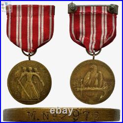 M. N? 2972 U. S. Navy 2nd Nicaraguan Campaign Medal 1926-30 Numbered Split Brooch