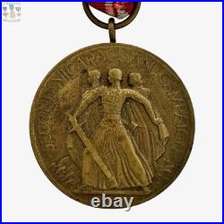 M. N? 2972 U. S. Navy 2nd Nicaraguan Campaign Medal 1926-30 Numbered Split Brooch