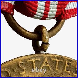 M. N? 9437 U. S. Navy 2nd Nicaraguan Campaign Medal 1926-30 Numbered Split Brooch