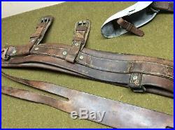 M1916 Breast COLLAR complete with Neck STRAP and Zinc PAD JQMD cavalry / artillery