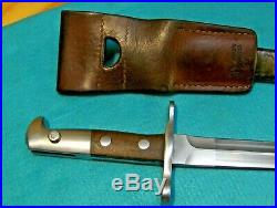 M1918 Elsener Schwyz Swiss Schmidt-rubin K31 Rifle Blade Bayonet & Scabbard