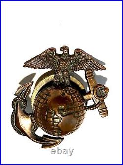 M1930 USMC Enlisted Cover EGA copper appearance USMC Marine Corps