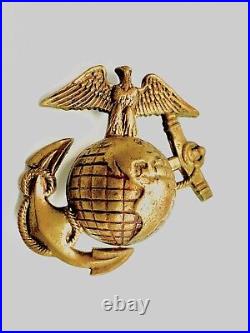 M1930 USMC Enlisted Dress Cover Emblem EGA Marine Corps