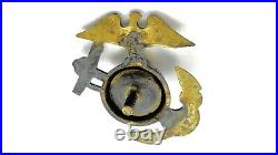 M1930 USMC Enlisted Dress Cover Emblem EGA Marine Corps