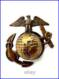 M1930 USMC Enlisted Dress Cover Emblem EGA Marine Corps Star Hallmark