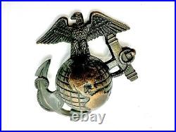 M1930 USMC Enlisted Service Cover Emblem EGA Marine Corps