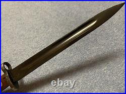 MATCHING NUMBERS Yugoslavian 20 Long Masuer Bayonet with Scabbard. READ LISTING