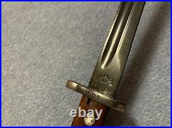 MATCHING NUMBERS Yugoslavian 20 Long Masuer Bayonet with Scabbard. READ LISTING