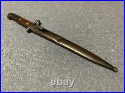 MATCHING NUMBERS Yugoslavian 20 Long Masuer Bayonet with Scabbard. READ LISTING