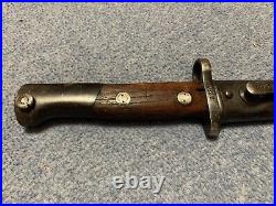 MATCHING NUMBERS Yugoslavian 20 Long Masuer Bayonet with Scabbard. READ LISTING