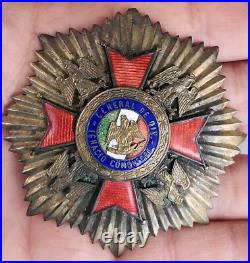 MEXICO. Breast STAR Revolutionary Order General Ignacio Comonfort 1920's