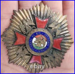 MEXICO. Breast STAR Revolutionary Order General Ignacio Comonfort 1920's MEXICO. Breast STAR Revolutionary Order General Ignacio Comonfort 1920's
