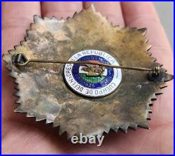 MEXICO. Breast STAR Revolutionary Order General Ignacio Comonfort 1920's