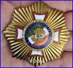MEXICO. Breast STAR Revolutionary Patriotic Order Ignacio Comonfort 1920's