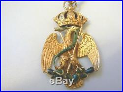 MEXICO, KINGDOM IMPERIAL ORDER OF THE EAGLE, COMMANDER, 1865, extremely rare