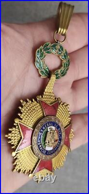 MEXICO Order Defenders Cross of the Republic General Ignacio Comonfort 1920's