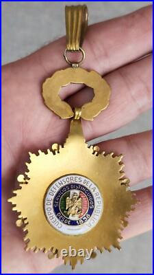 MEXICO Order Defenders Cross of the Republic General Ignacio Comonfort 1920's