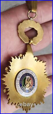 MEXICO Order Defenders Cross of the Republic General Ignacio Comonfort 1920's