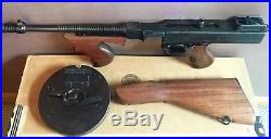MGC 1921 Thompson Submachine Gun REPLICA withDrum Magazine NON FIRING Japan