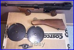 MGC 1921 Thompson Submachine Gun REPLICA withDrum Magazine NON FIRING Japan