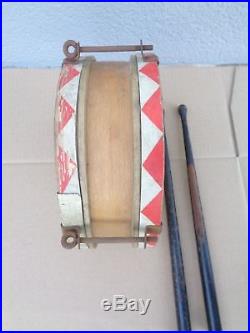 Marching Snare Drum + Sticks WW1-WW2 German Pimpf/Youth Military Motif Healthy