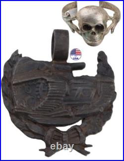 Memento Mori WW2 German tankmans ring WWII Germany Army Wehrmacht armored force