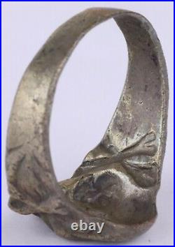 Memento mori Ring Skull Double Bones ww2 WWII ww1 WWI Mans Military Jewelry Goth