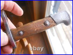 Mexican model 1910 mauser rifle bayonet w scabbard & leather frog SIMSON & Co