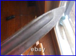 Mexican model 1910 mauser rifle bayonet w scabbard & leather frog SIMSON & Co