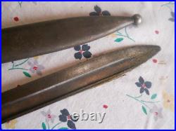 Mexican model 1910 mauser rifle bayonet w scabbard & leather frog SIMSON & Co