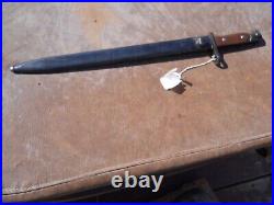 Mexican model 1936 1954 mauser short rifle bayonet w matching numbered scabbard